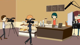 Coffee shop website video